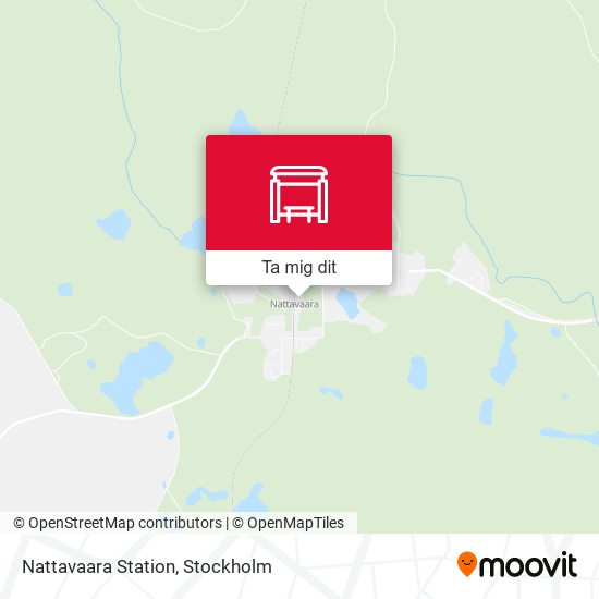 Nattavaara Station karta