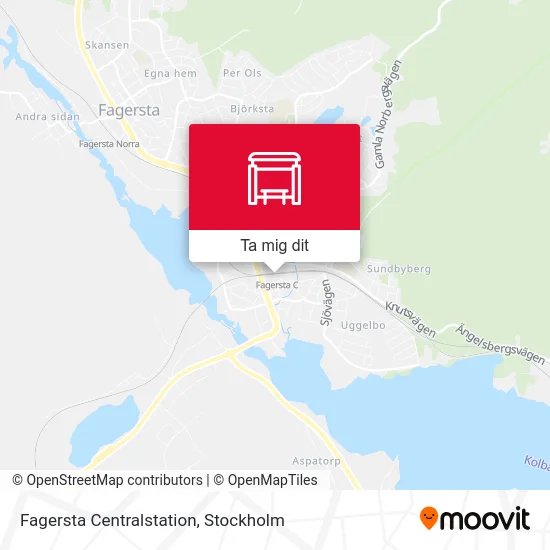 Fagersta Centralstation karta