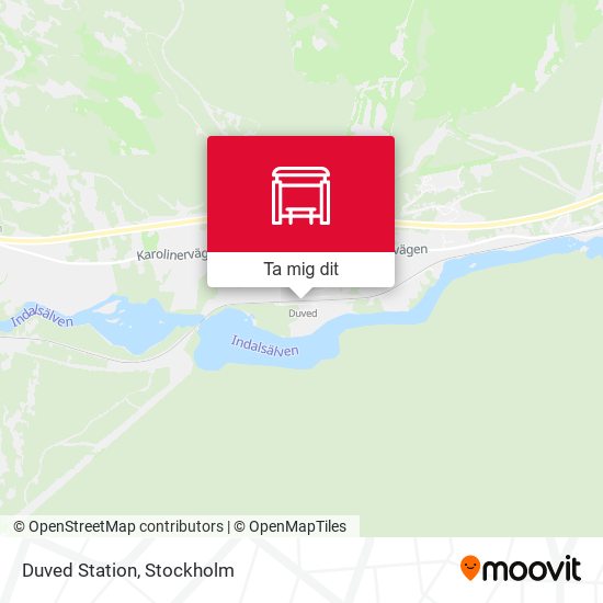 Duved Station karta