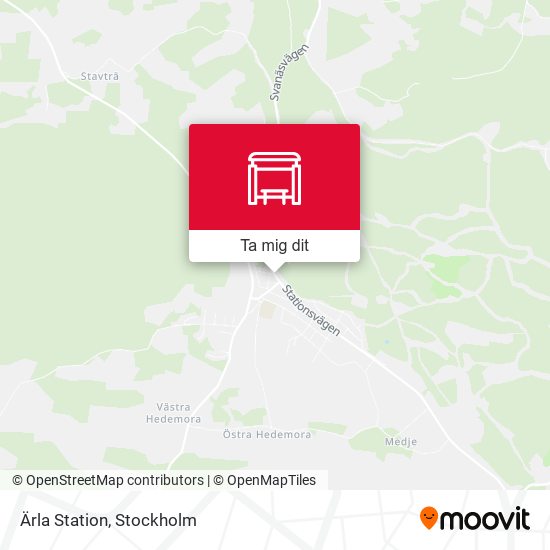 Ärla Station karta