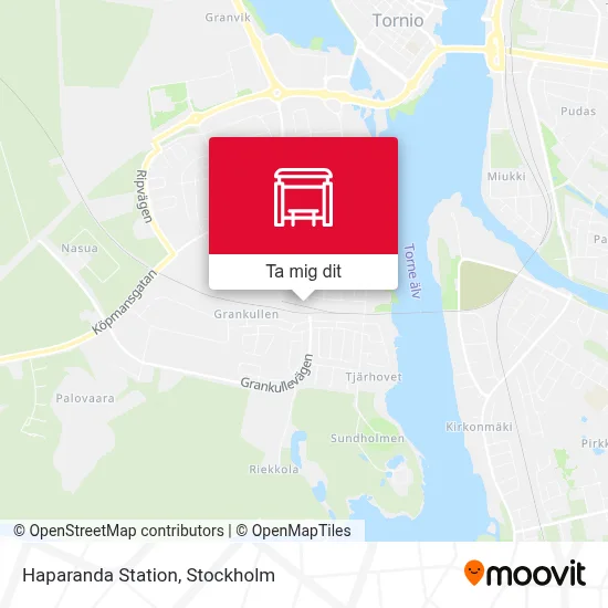 Haparanda Station karta