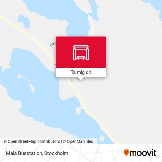 Malå Busstation karta