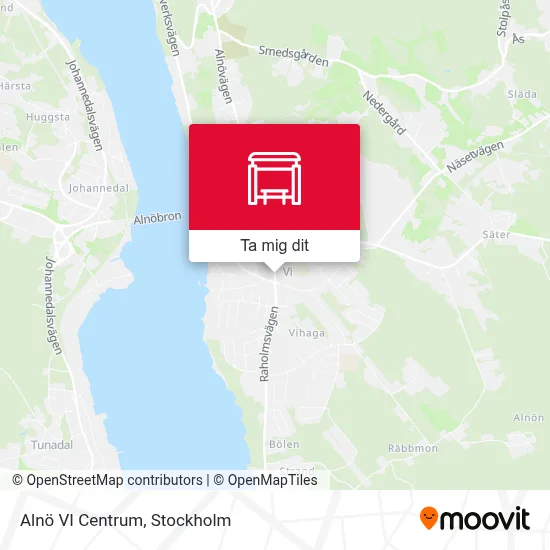 Alnö VI Centrum karta
