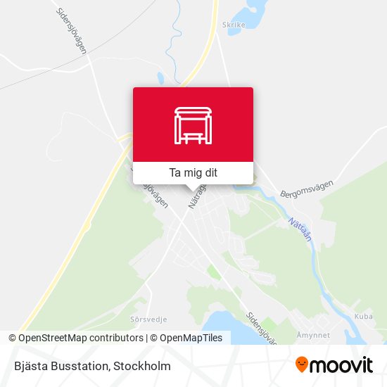 Bjästa Busstation karta