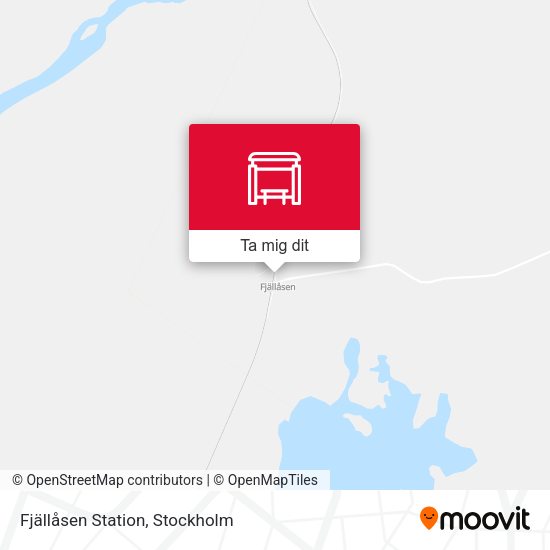 Fjällåsen Station karta