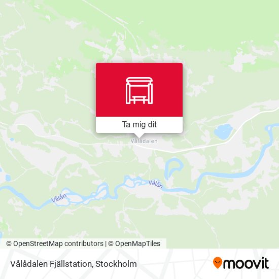 Vålådalen Fjällstation karta