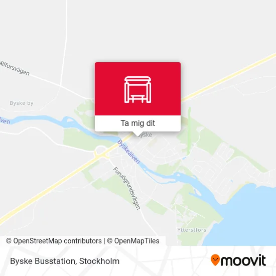 Byske Busstation karta