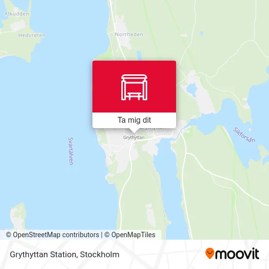 Grythyttan Station karta