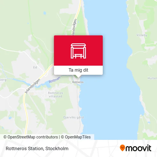 Rottneros Station karta
