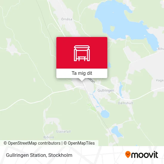 Gullringen Station karta