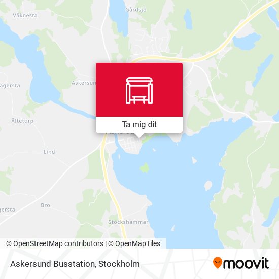 Askersund Busstation karta
