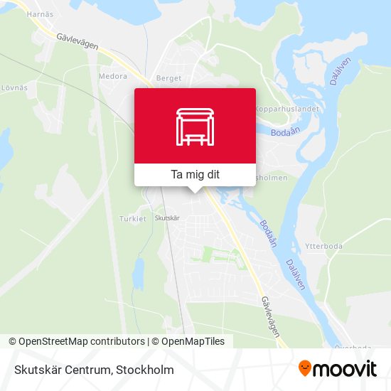 Skutskär Centrum karta