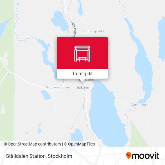 Ställdalen Station karta