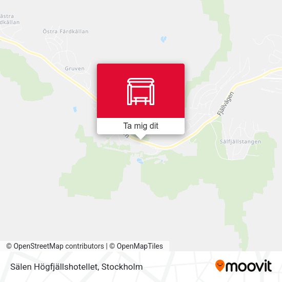 Sälen Högfjällshotellet karta