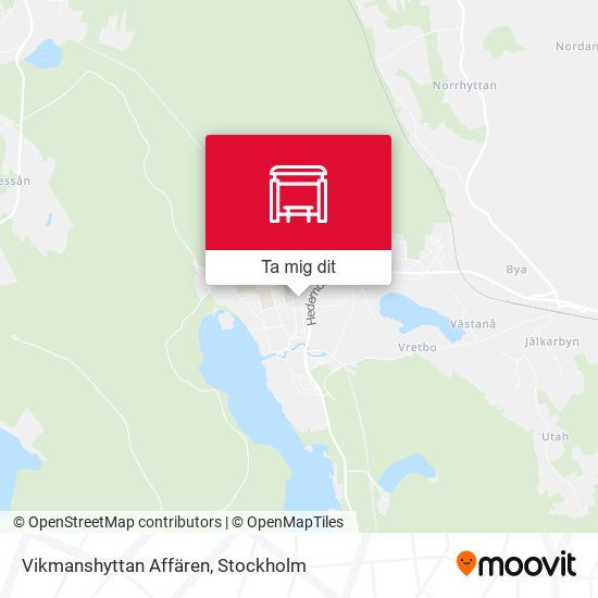 Vikmanshyttan Affären karta
