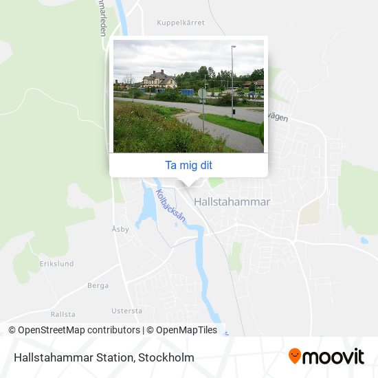 Hallstahammar Station karta
