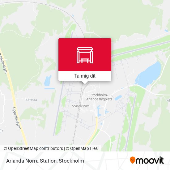 Arlanda Norra Station karta