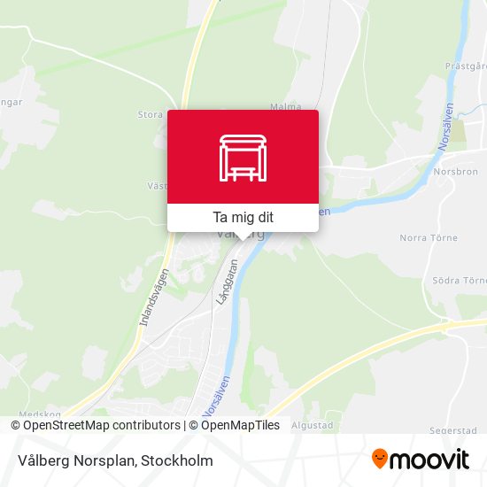 Vålberg Norsplan karta