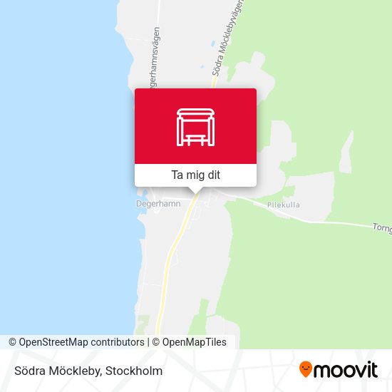 Södra Möckleby karta