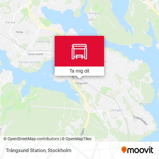 Trångsund Station karta