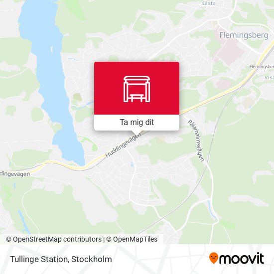 Tullinge Station karta