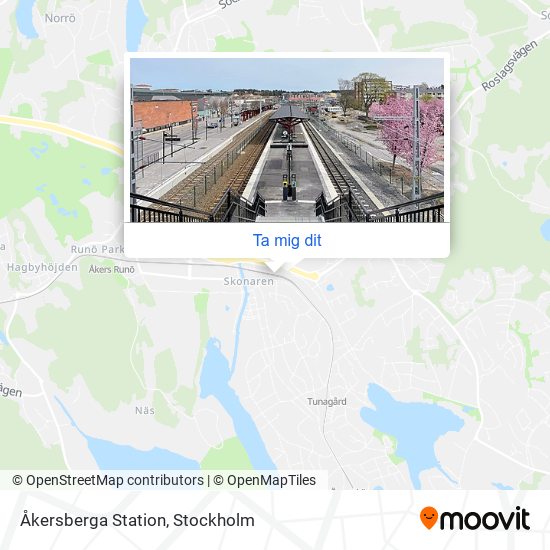 Åkersberga Station karta
