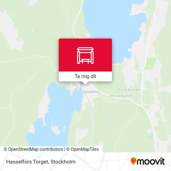 Hasselfors Torget karta