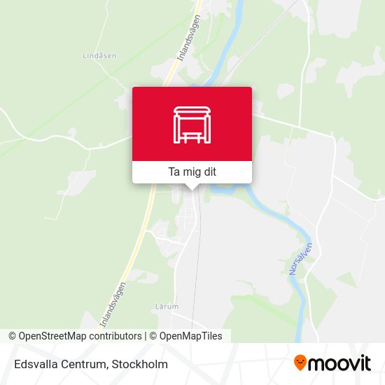 Edsvalla Centrum karta