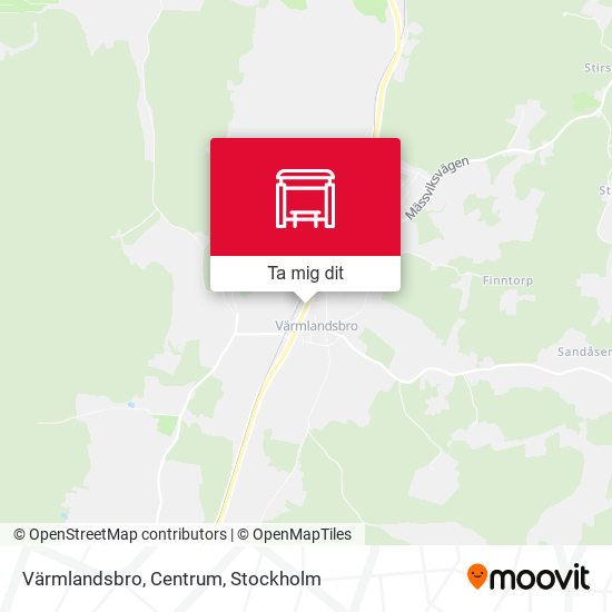 Värmlandsbro, Centrum karta