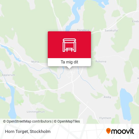 Horn Torget karta