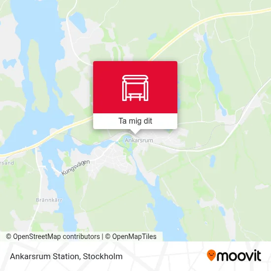 Ankarsrum Station karta