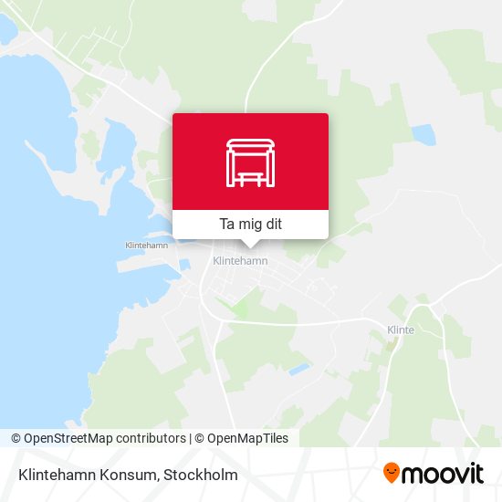 Klintehamn Konsum karta