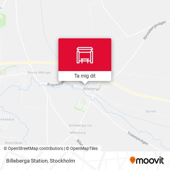 Billeberga Station karta