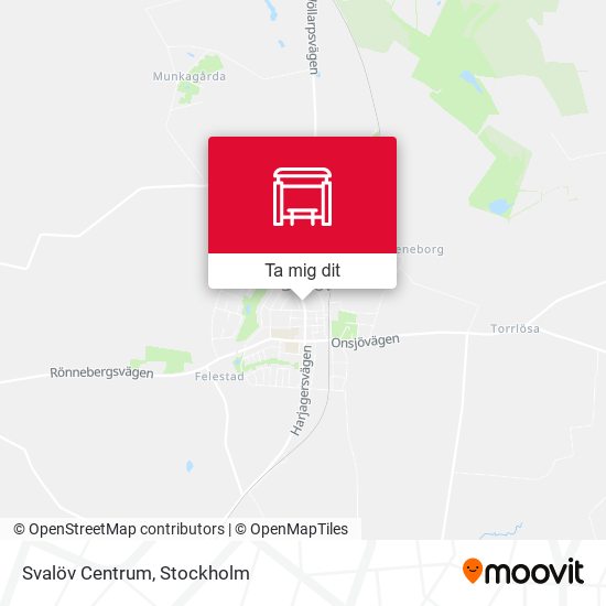 Svalöv Centrum karta