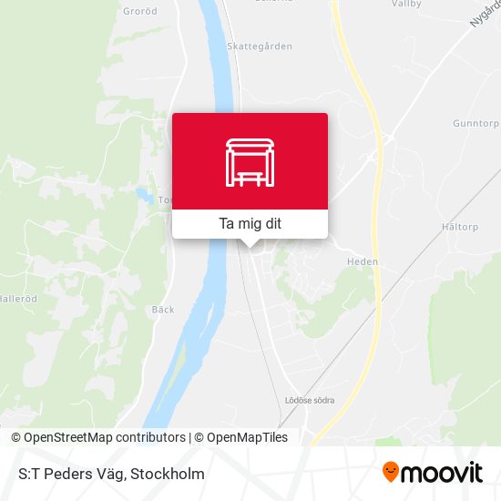 S:T Peders Väg karta