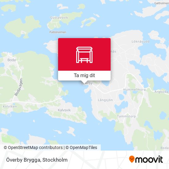 Överby Brygga karta
