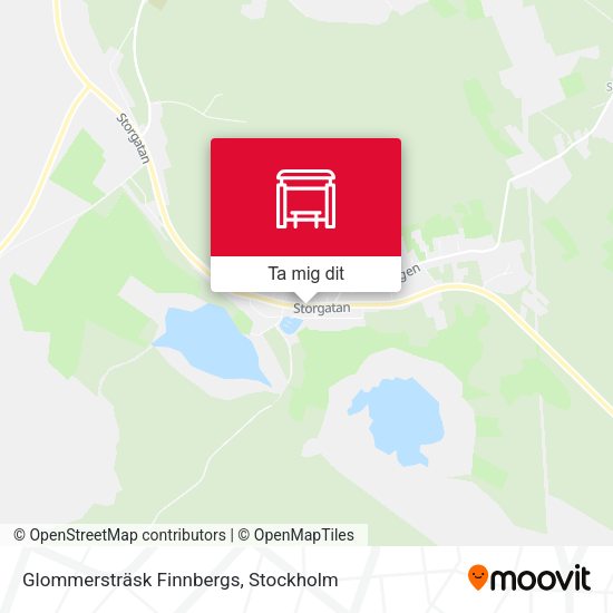 Glommersträsk Finnbergs karta