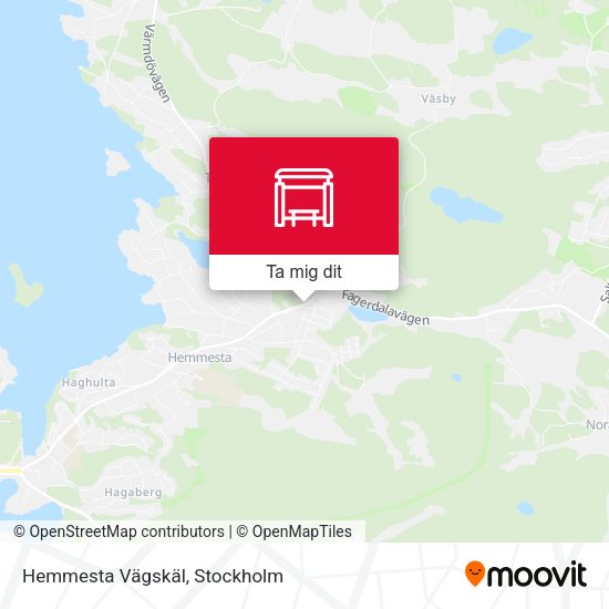 Hemmesta Vägskäl karta
