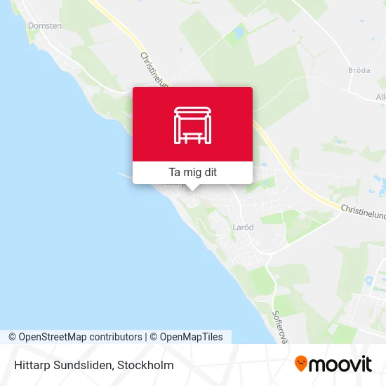 Hittarp Sundsliden karta