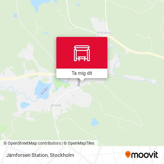 Järnforsen Station karta