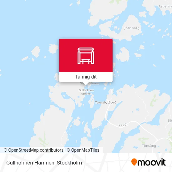 Gullholmen Hamnen karta