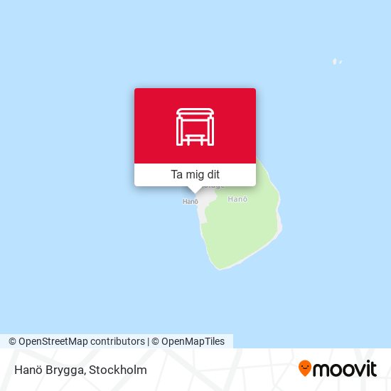 Hanö Brygga karta