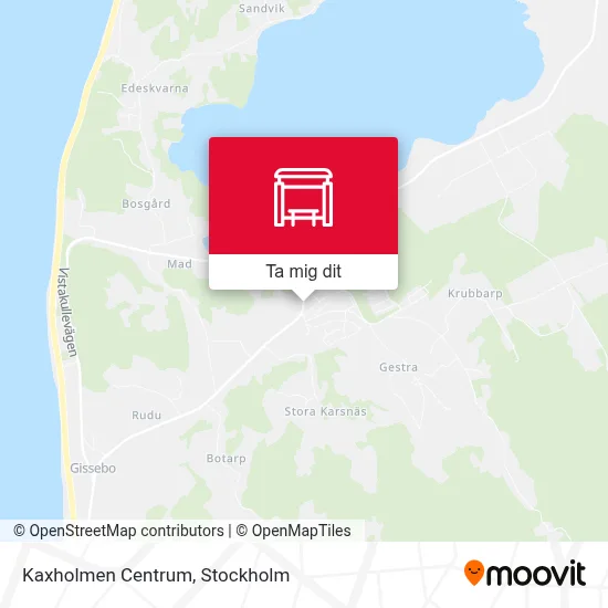 Kaxholmen Centrum karta