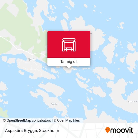 Äspskärs Brygga karta