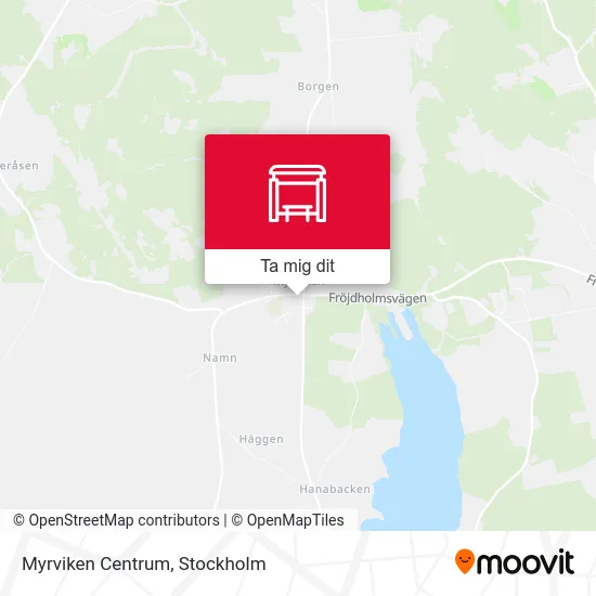 Myrviken Centrum karta