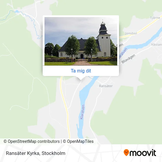 Ransäter Kyrka karta