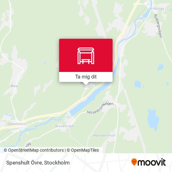 Spenshult Övre karta