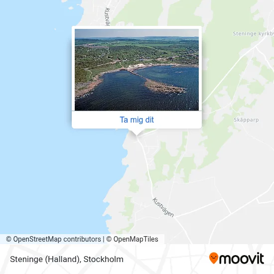 Steninge (Halland) karta
