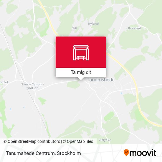 Tanumshede Centrum karta