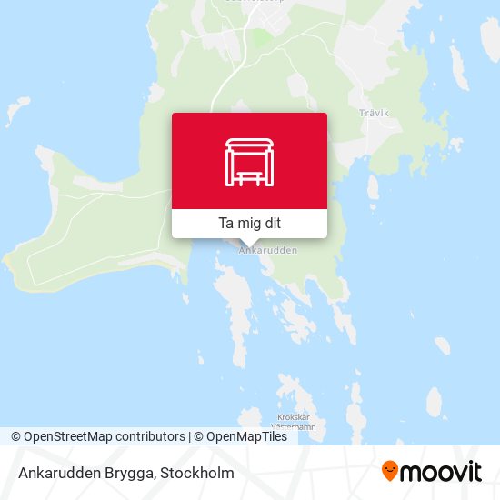 Ankarudden Brygga karta
